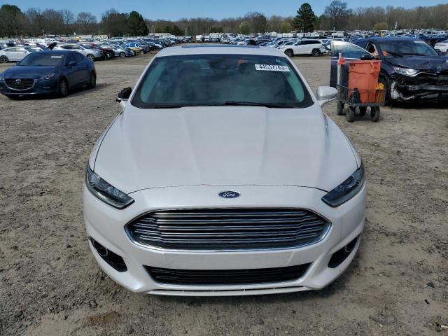 3FA6P0K99ER363475 - 2014 FORD FUSION TITANIUM WHITE photo 5