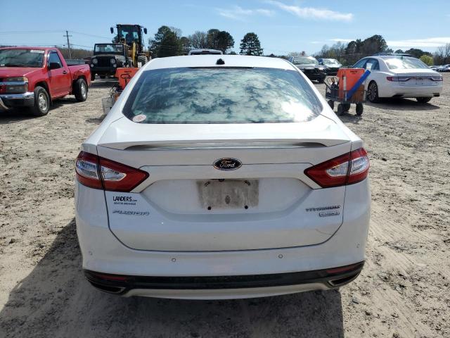 3FA6P0K99ER363475 - 2014 FORD FUSION TITANIUM WHITE photo 6