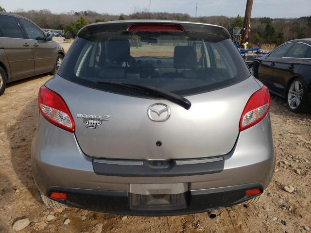 JM1DE1LY5C0135795 - 2012 MAZDA MAZDA2 GRAY photo 6