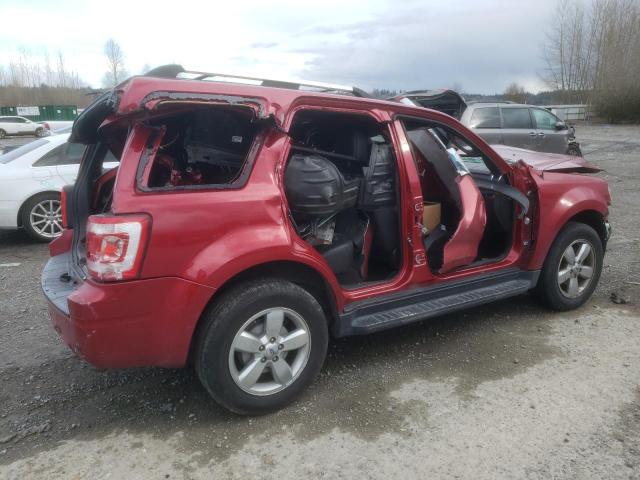 1FMCU04G39KD14151 - 2009 FORD ESCAPE LIMITED RED photo 3