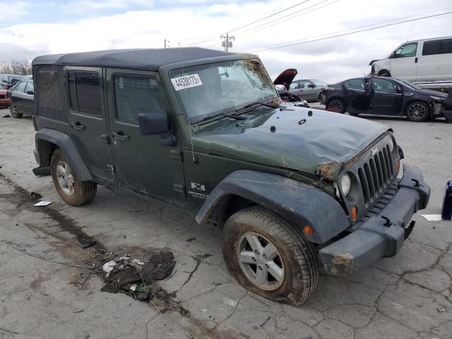 1J4GA391X7L197934 - 2007 JEEP WRANGLER X GREEN photo 4