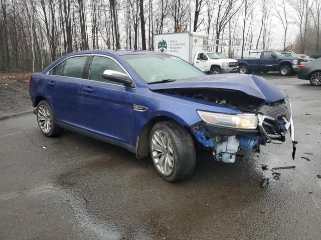 1FAHP2F8XDG110791 - 2013 FORD TAURUS LIMITED BLUE photo 4