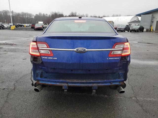 1FAHP2F8XDG110791 - 2013 FORD TAURUS LIMITED BLUE photo 6