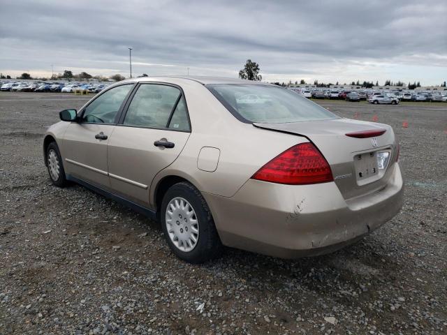 JHMCM56147C013209 - 2007 HONDA ACCORD VALUE TAN photo 2