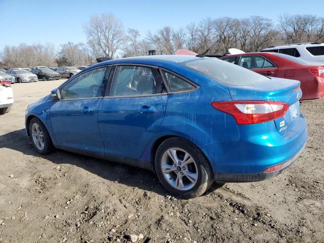 1FADP3F25EL155114 - 2014 FORD FOCUS SE BLUE photo 2