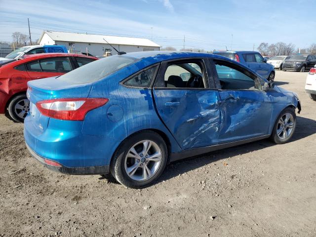 1FADP3F25EL155114 - 2014 FORD FOCUS SE BLUE photo 3