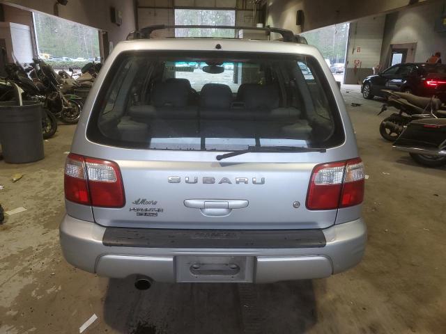 JF1SF65692H750188 - 2002 SUBARU FORESTER S SILVER photo 6