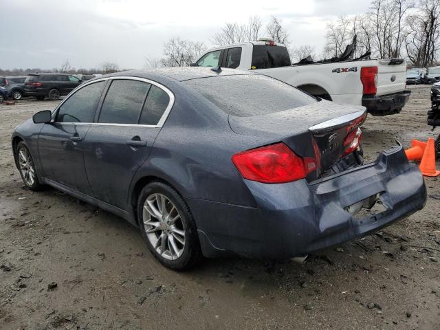 JNKBV61F18M277162 - 2008 INFINITI G35 BLUE photo 2