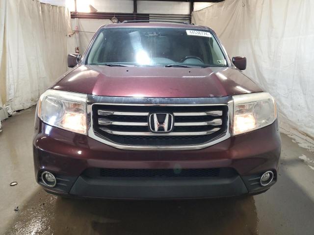 5FNYF4H54DB069063 - 2013 HONDA PILOT EXL BURGUNDY photo 5