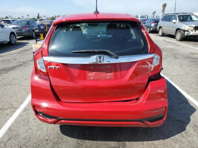 3HGGK5H89KM718356 - 2019 HONDA FIT EX RED photo 6