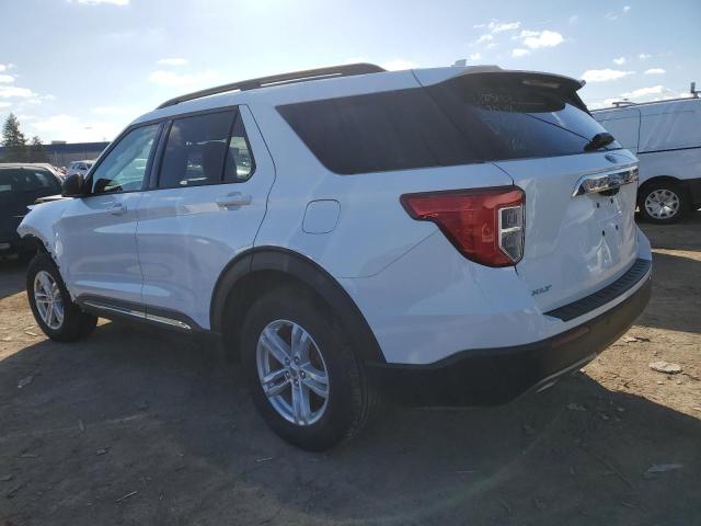 1FMSK8DH8LGD10194 - 2020 FORD EXPLORER XLT WHITE photo 2