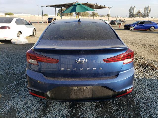 5NPD84LF9LH560155 - 2020 HYUNDAI ELANTRA SEL BLUE photo 6