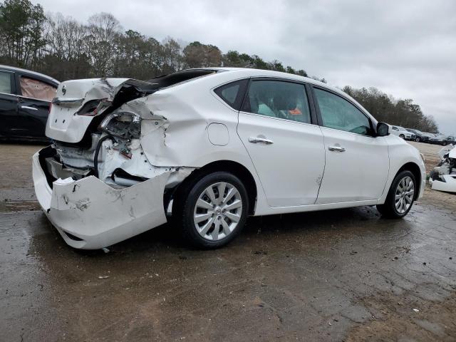 3N1AB7AP8KY444600 - 2019 NISSAN SENTRA S WHITE photo 3