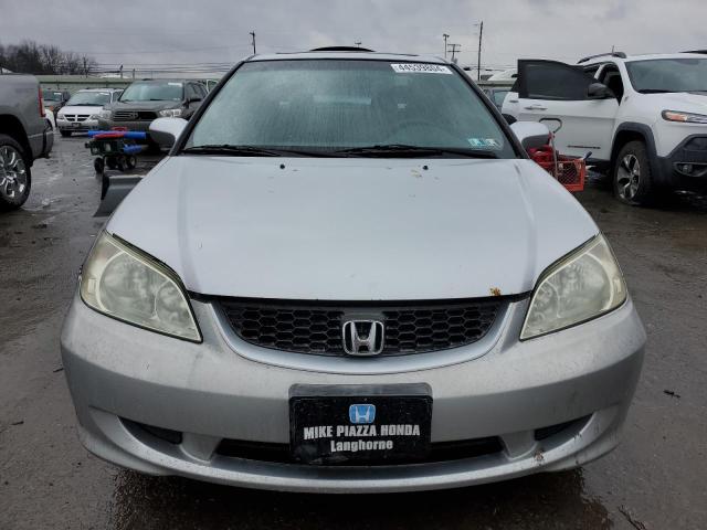 1HGEM22094L050162 - 2004 HONDA CIVIC EX SILVER photo 5