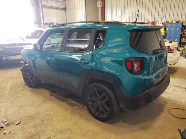 ZACNJDBB5MPM74984 - 2021 JEEP RENEGADE LATITUDE TEAL photo 2