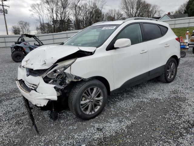 KM8JU3AG9EU834205 - 2014 HYUNDAI TUCSON GLS WHITE photo 1