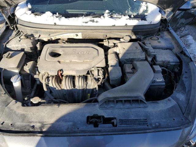 5NPE34AF5JH705419 - 2018 HYUNDAI SONATA SPORT GRAY photo 11