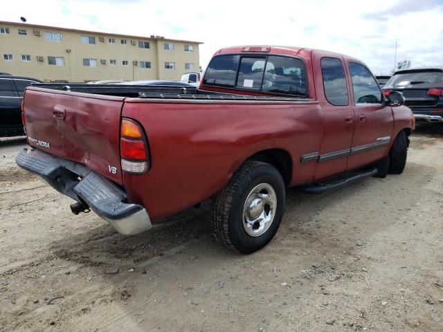 5TBRT34122S331237 - 2002 TOYOTA TUNDRA ACCESS CAB 红色 照片 3