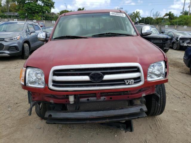5TBRT34122S331237 - 2002 TOYOTA TUNDRA ACCESS CAB 红色 照片 5