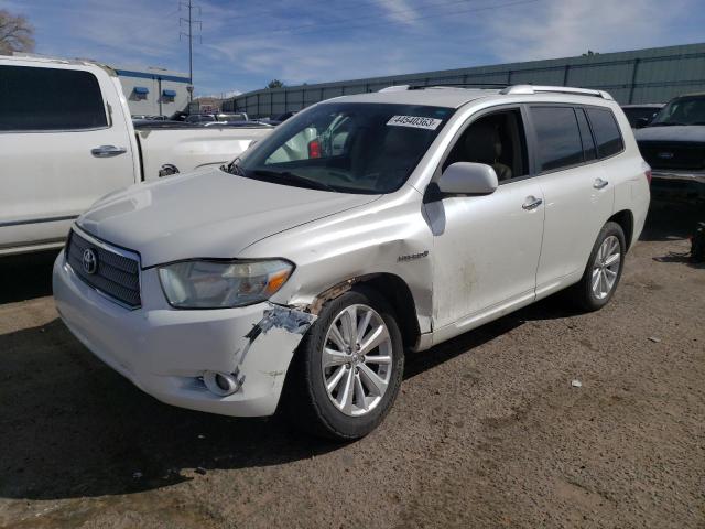 JTEEW44A882006669 - 2008 TOYOTA HIGHLANDER HYBRID LIMITED WHITE photo 1