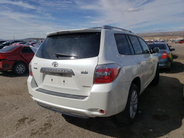 JTEEW44A882006669 - 2008 TOYOTA HIGHLANDER HYBRID LIMITED WHITE photo 3