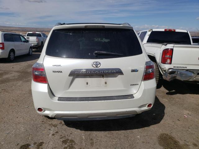 JTEEW44A882006669 - 2008 TOYOTA HIGHLANDER HYBRID LIMITED WHITE photo 6