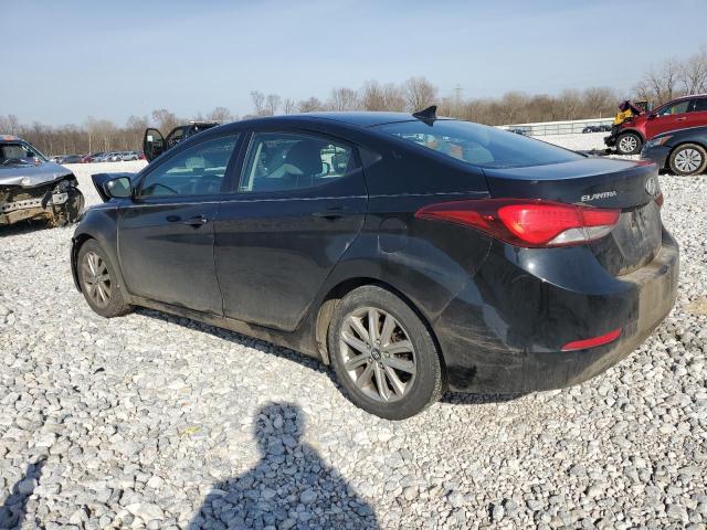 KMHDH4AE5FU235745 - 2015 HYUNDAI ELANTRA SE BLACK photo 2