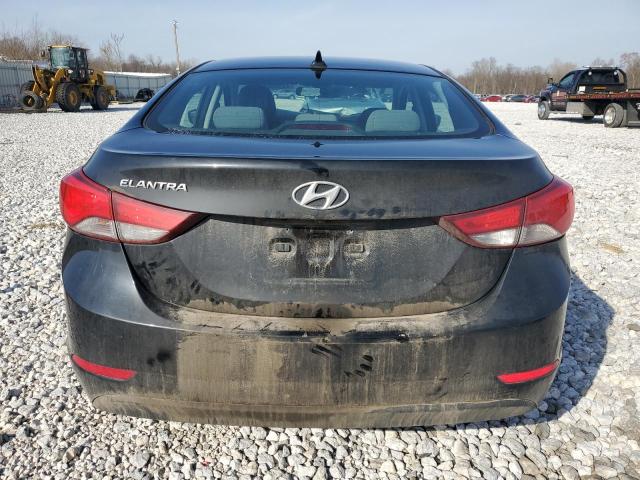 KMHDH4AE5FU235745 - 2015 HYUNDAI ELANTRA SE BLACK photo 6