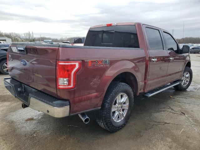 1FTEW1EP4GFD33602 - 2016 FORD F150 SUPERCREW BURGUNDY photo 3