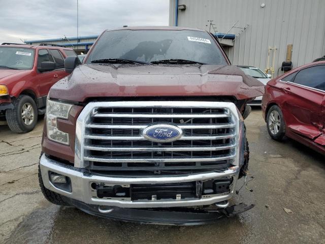 1FTEW1EP4GFD33602 - 2016 FORD F150 SUPERCREW BURGUNDY photo 5