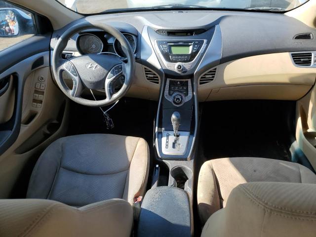 KMHDH4AEXDU495166 - 2013 HYUNDAI ELANTRA GLS BLUE photo 8