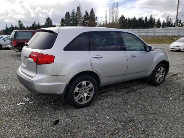 2HNYD28438H556637 - 2008 ACURA MDX TECHNOLOGY SILVER photo 3