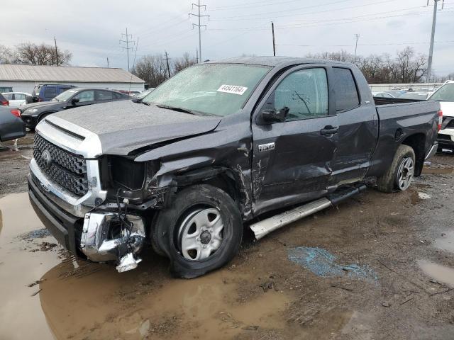 5TFUW5F11KX865437 - 2019 TOYOTA TUNDRA DOUBLE CAB SR/SR5 GRAY photo 1