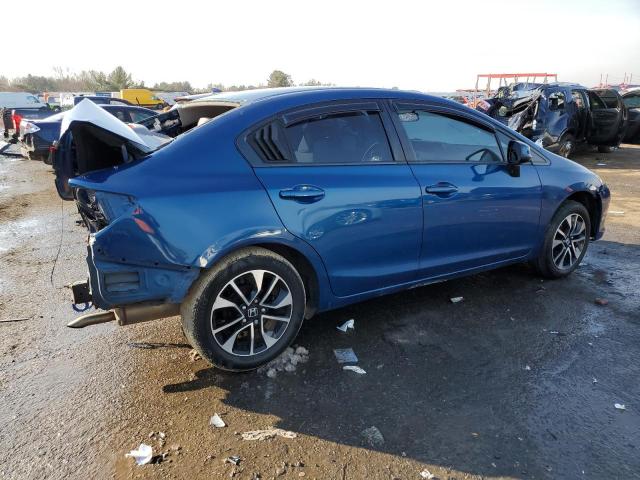 2HGFB2F53CH564455 - 2012 HONDA CIVIC LX BLUE photo 3