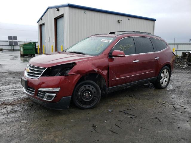 1GNKVJKD5FJ352680 - 2015 CHEVROLET TRAVERSE LTZ BURGUNDY photo 1