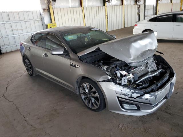 5XXGR4A63EG315721 - 2014 KIA OPTIMA SX GRAY photo 4