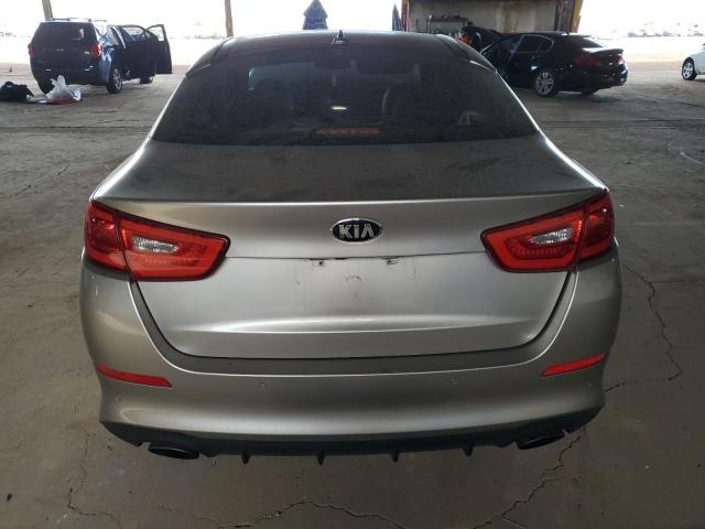 5XXGR4A63EG315721 - 2014 KIA OPTIMA SX GRAY photo 6