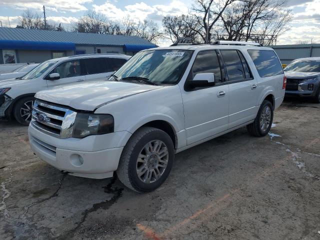 1FMJK2A50BEF29700 - 2011 FORD EXPEDITION EL LIMITED WHITE photo 1