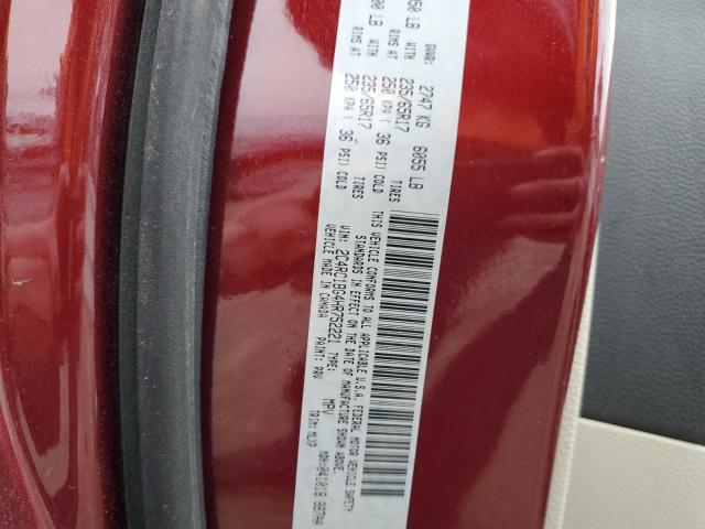 2C4RC1BG4HR752221 - 2017 CHRYSLER PACIFICA TOURING L Bordo foto 13