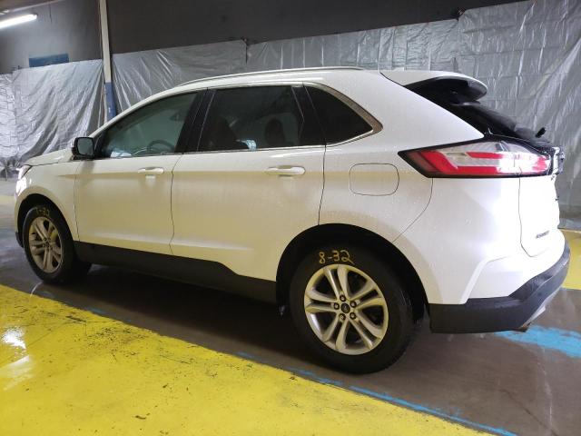 2FMPK4J90KBB17734 - 2019 FORD EDGE SEL WHITE photo 2