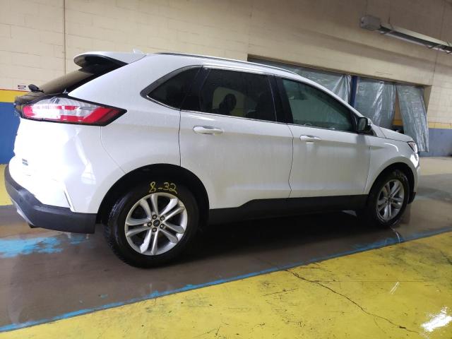 2FMPK4J90KBB17734 - 2019 FORD EDGE SEL WHITE photo 3