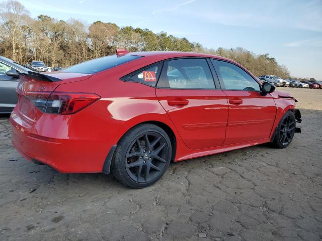 2HGFE1E53NH472509 - 2022 HONDA CIVIC SI RED photo 3