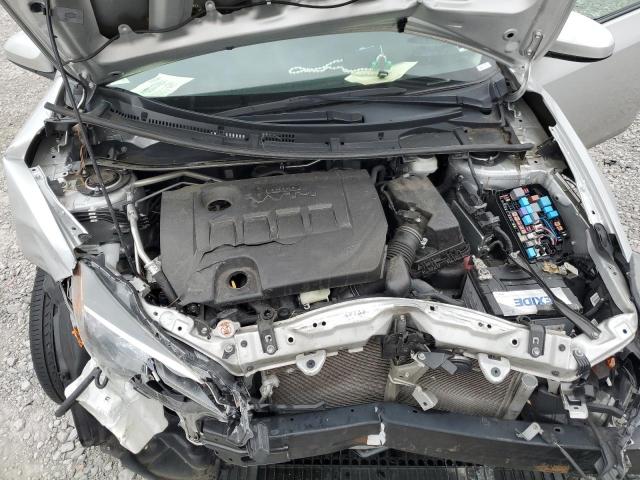 5YFBURHEXKP924990 - 2019 TOYOTA COROLLA L SILVER photo 11