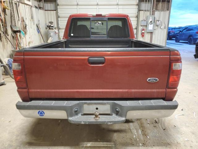 1FTYR10D22PA85306 - 2002 FORD RANGER BURGUNDY photo 6