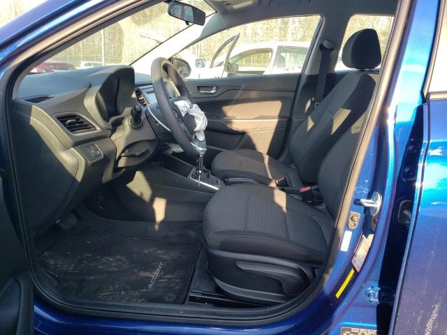 3KPC24A62NE158775 - 2022 HYUNDAI ACCENT SE BLUE photo 7