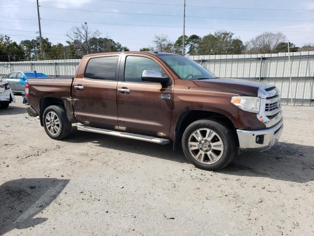 5TFGY5F15EX168980 - 2014 TOYOTA TUNDRA CREWMAX PLATINUM Braun Foto 4