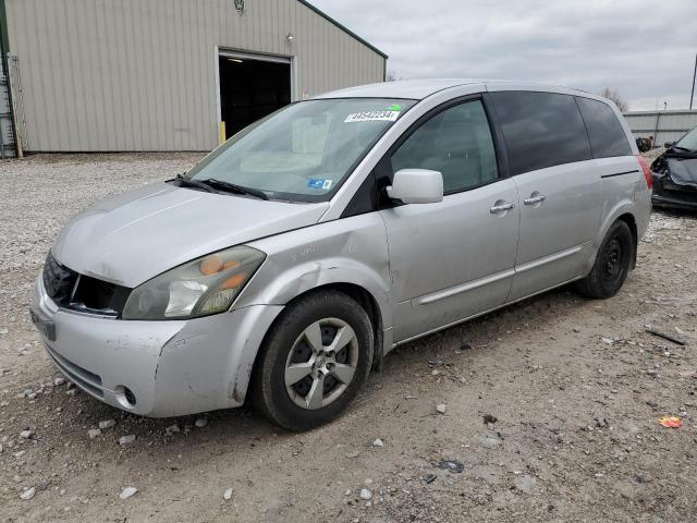 5N1BV28U28N111866 - 2008 NISSAN QUEST S SILVER photo 1