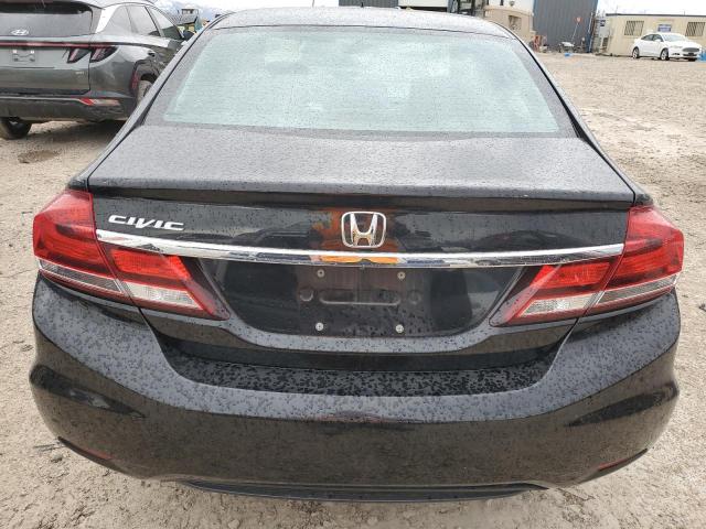 19XFB2F52EE018842 - 2014 HONDA CIVIC LX BLACK photo 6