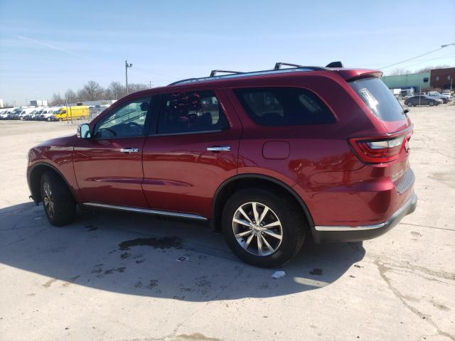 1C4RDJDG3FC818421 - 2015 DODGE DURANGO LIMITED RED photo 2