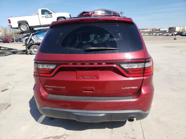 1C4RDJDG3FC818421 - 2015 DODGE DURANGO LIMITED RED photo 6